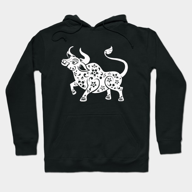 Chinese New Year – Year of the Ox Hoodie by valentinahramov